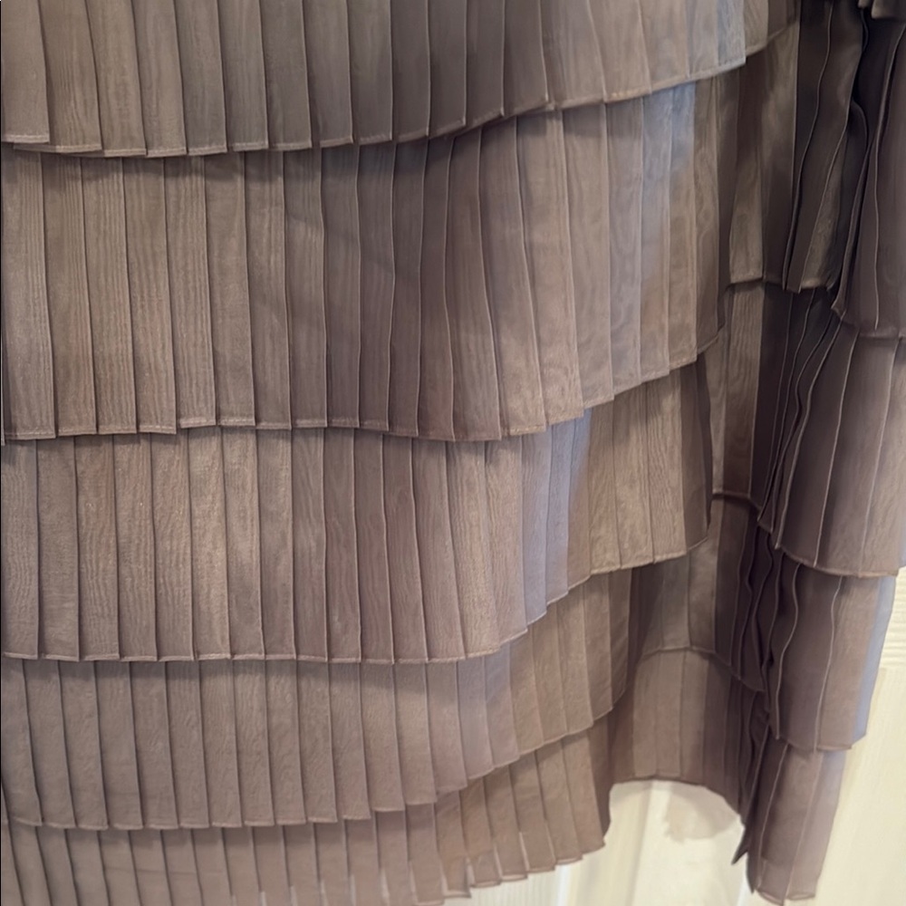 Calvin Klein Mauve Tiered Mini Dress - Picture 8 of 8